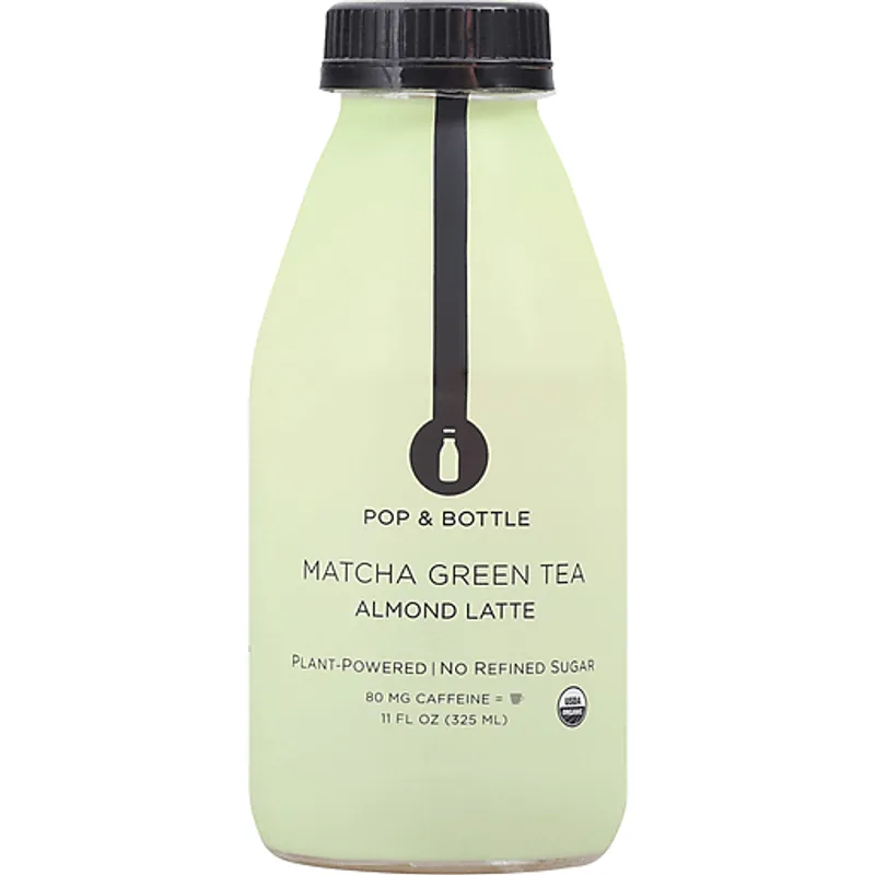 Pop & Bottle Matcha Green Tea Almond Latte view 1