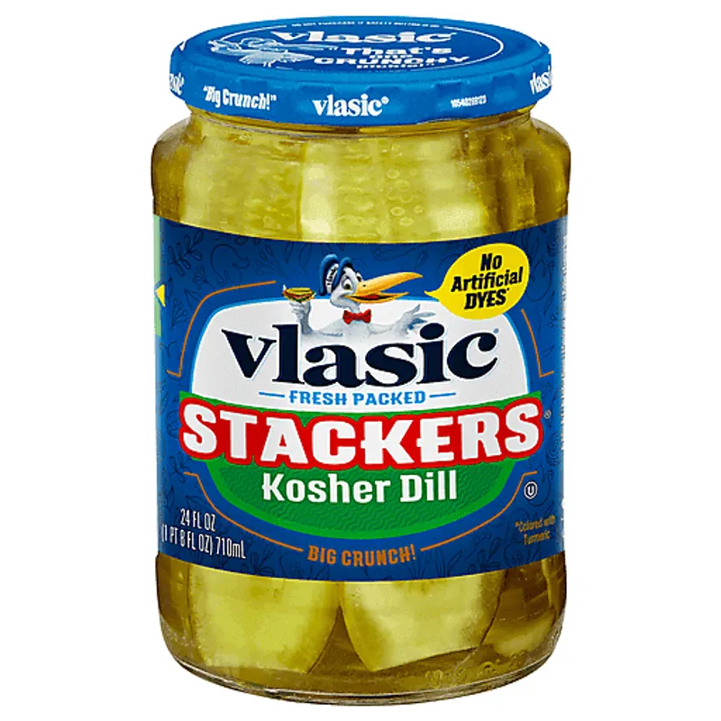 Vlasic Kosher Dill Stackers Jar view 1