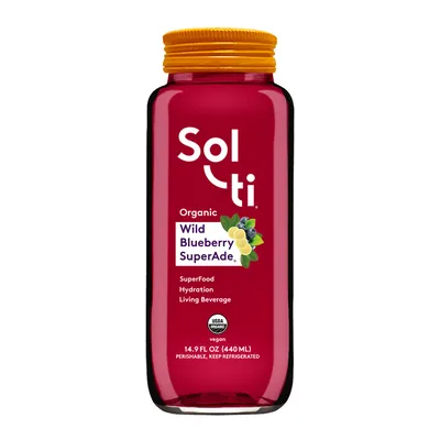 Sol-ti Wild Blueberry SuperAde 14.9 oz Bottle