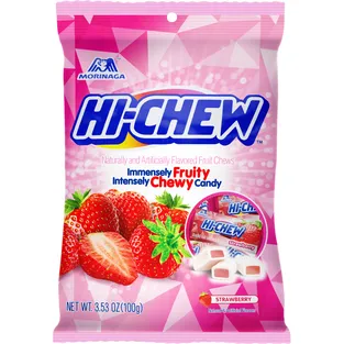 Hi Chew Strawberry Flavor Chewy Candy