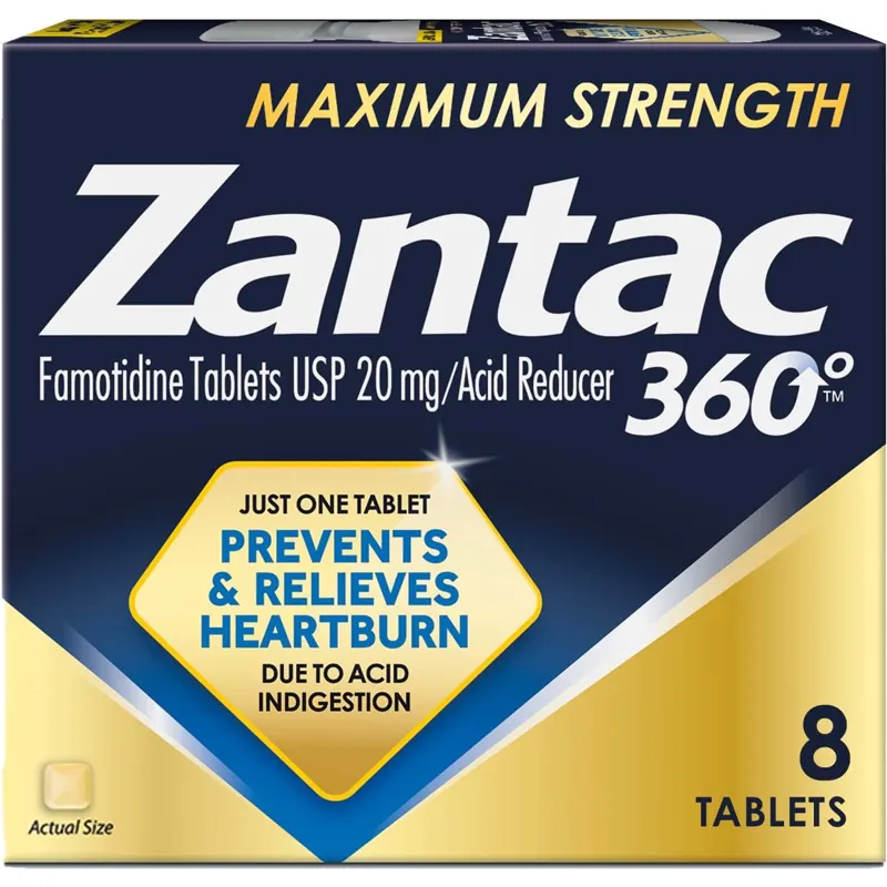 Zantac Maximum Strength Heartburn Prevention And Relief Tablets view 1
