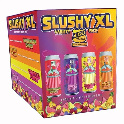 450 North Slushy XL Strain Variety Pack 4 x 16 oz cans