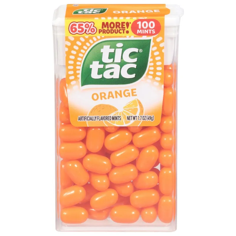 Tic Tac Orange Mints Box view 1