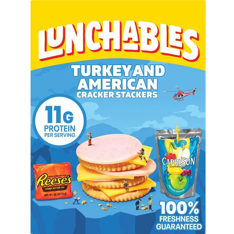Lunchables Turkey & American Cracker Stackers Fun Box view 1