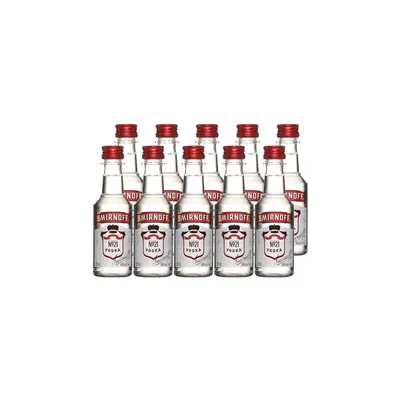 Smirnoff Red Label Vodka 10 Pack (10 x 50 mL)