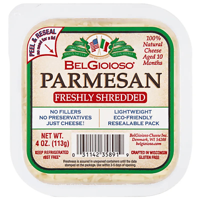 BelGioioso Shredded Parmesan Cheese view 1