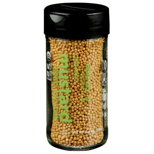 Spicely Organics Yellow Mustard Seeds Jar