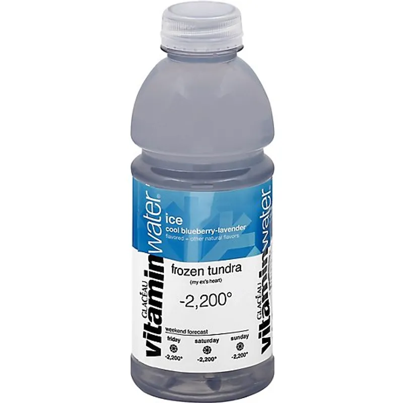 Vitamin Water Ice Cool Blueberrty Plastic view 1
