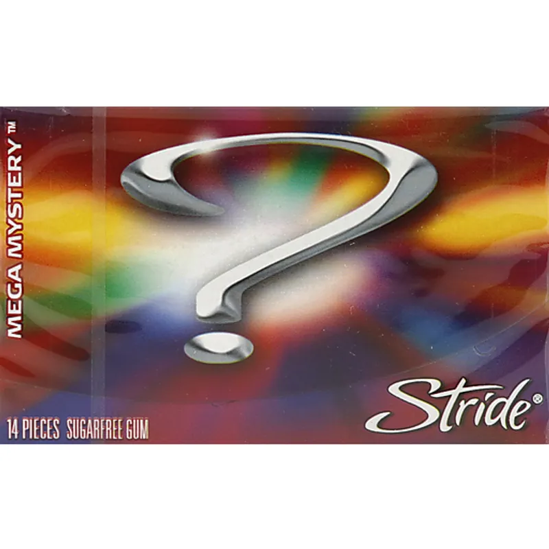Stride Mega Mystery Sugarfree Gum view 1