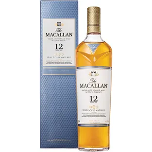 The Macallan Highland Single Malt Scotch Whisky 12 Year Triple Cask Matured