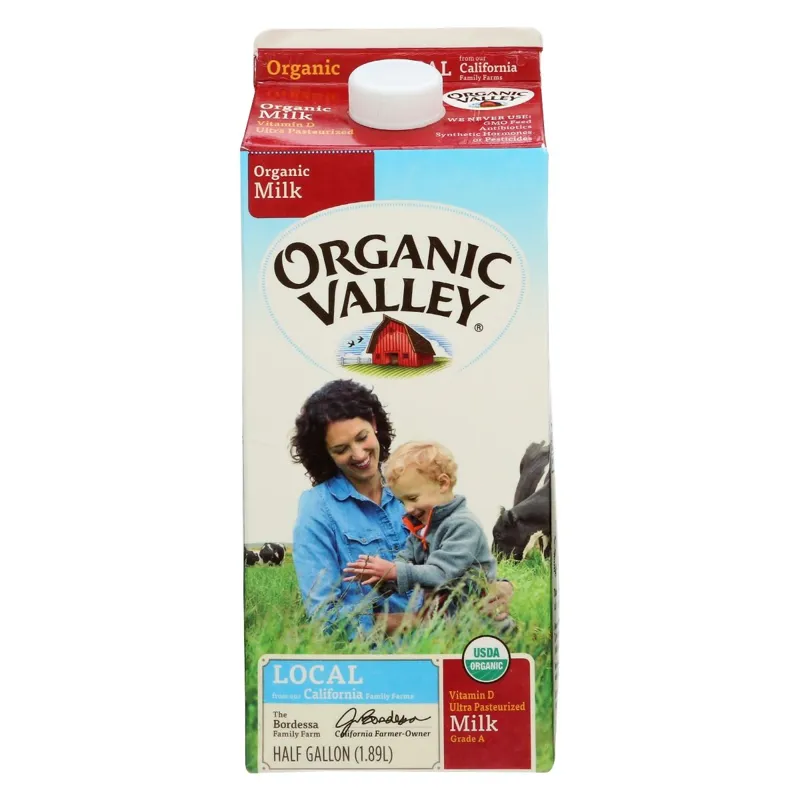 Organic Valley Whole Milk view 1