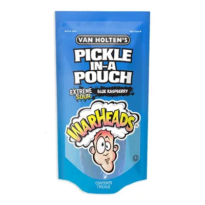 Van Holten's Warheads Extreme Sour Blue Raspberry Pickle 10 oz