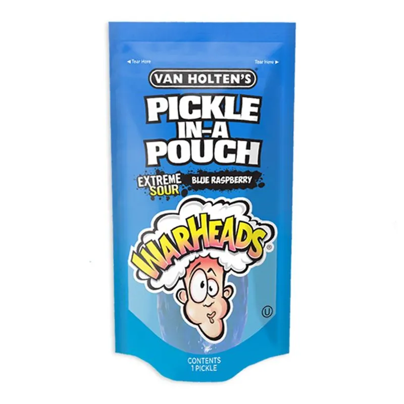 Van Holten's Warheads Extreme Sour Blue Raspberry Pickle view 1