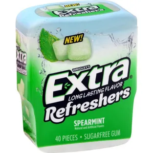 Extra Refreshers Sugarfree Spearmint Gum