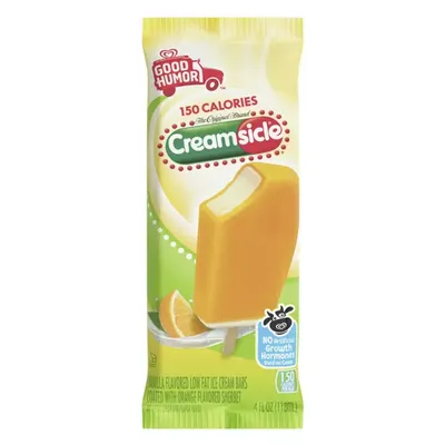 Good Humor Creamsicle Orange & Vanilla Ice Cream Bar 2.75 oz