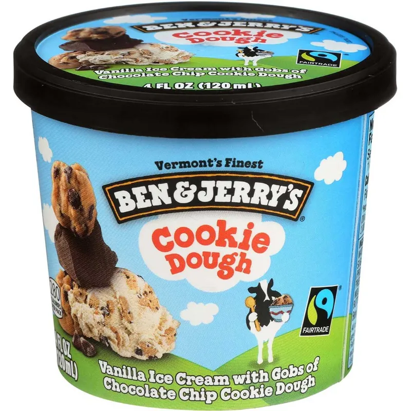 Ben & Jerry's Chocolate Chip Cookie Dough Ice Cream view 1