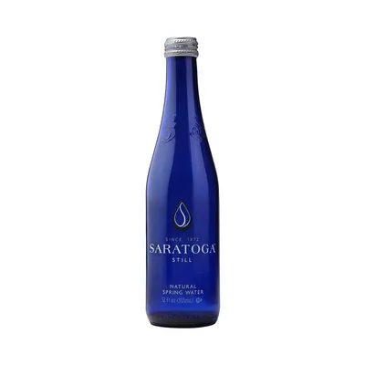 Saratoga Still Natural Spring Water 12 oz Glass Bottle
