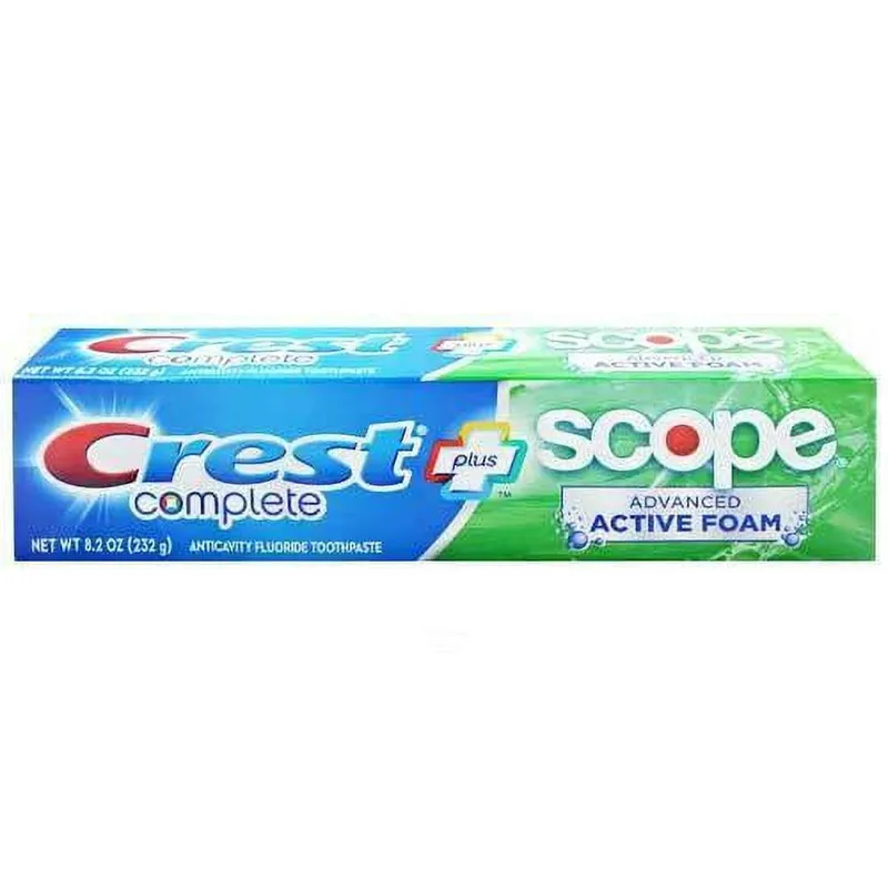 Crest Complete Plus Scope Advanced Active Foam Toothpaste view 1