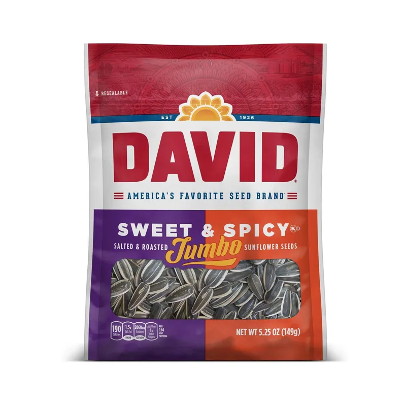 DAVID Sunflower Seeds Sweet & Spicy view 1