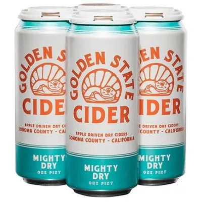 Golden State Cider Mighty Dry Non-Alcoholic 4 Pack 64 oz