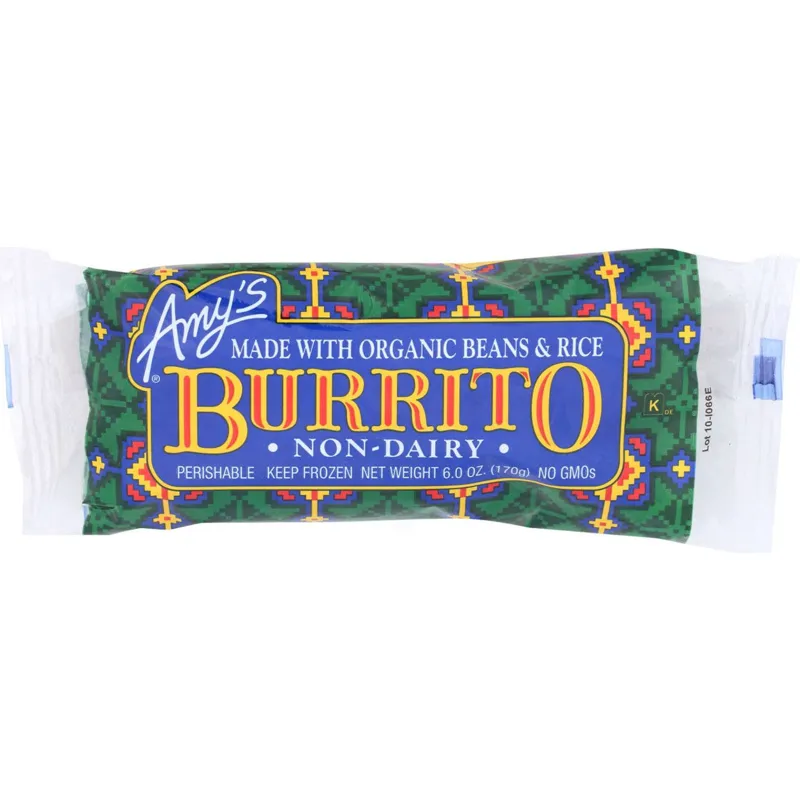 Amy's Bean and Cheese Frozen Burrito view 1