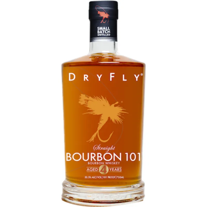 Dry Fly Bourbon 101 Straight Bourbon Whiskey view 1