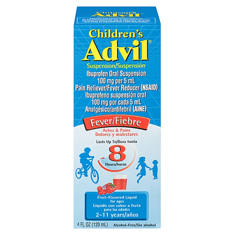 Children's Advil Fruit Flavor Syrup view 1