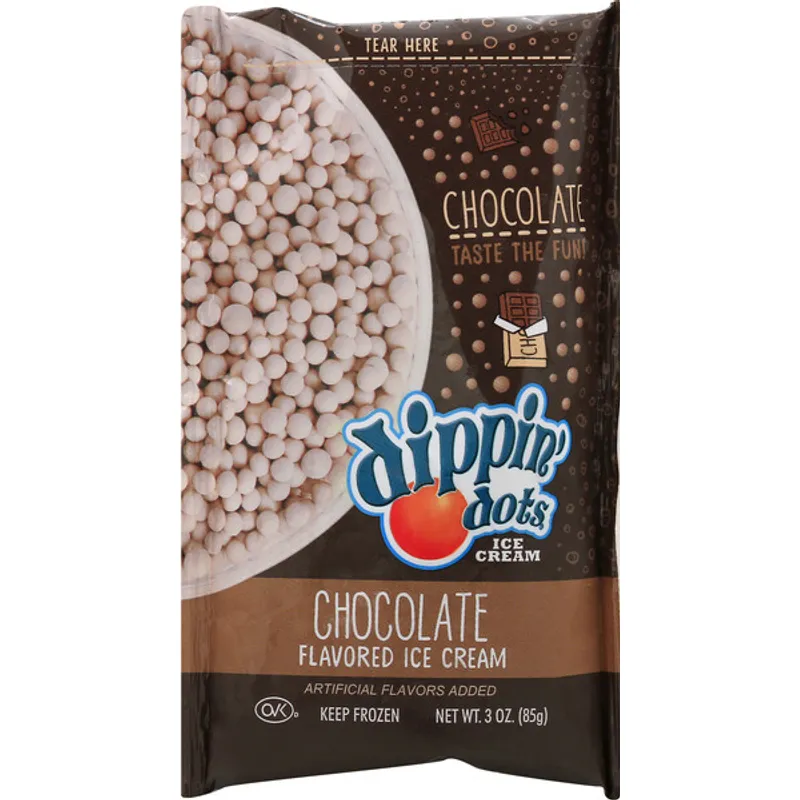 Dippin Dots Chocolate Ice Cream view 1