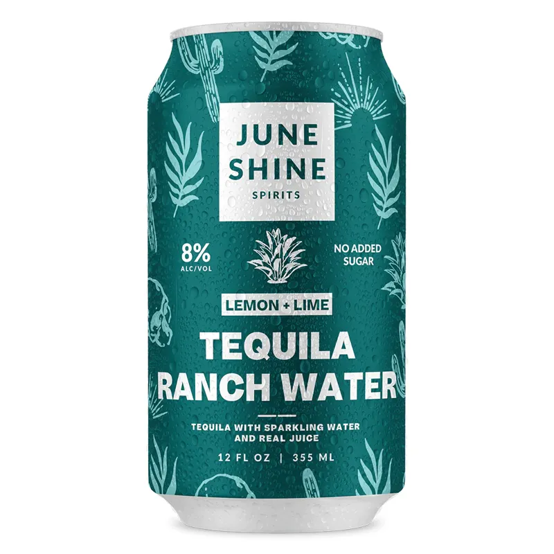 JuneShine Tequila Ranch Water Lemon Lime Flavor view 1
