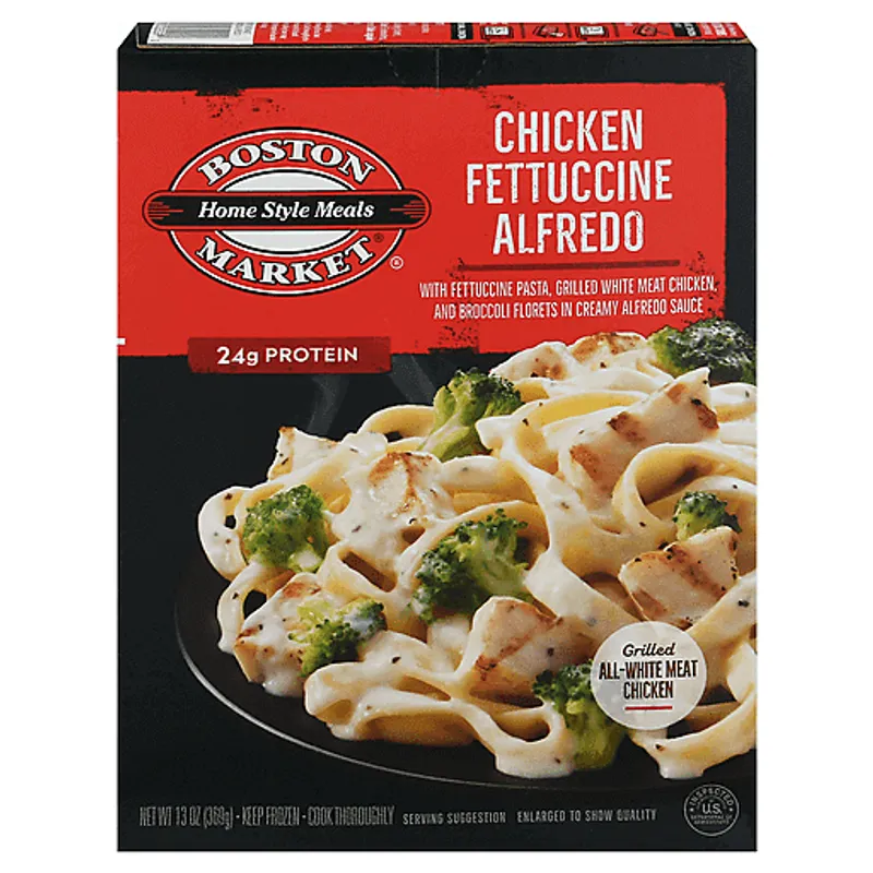 Boston Market Chicken Fettuccine Alfredo Box view 1