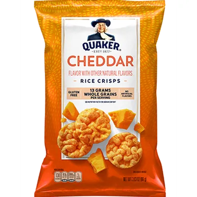 Quaker, Cheddar Flavor, Rice Crisps