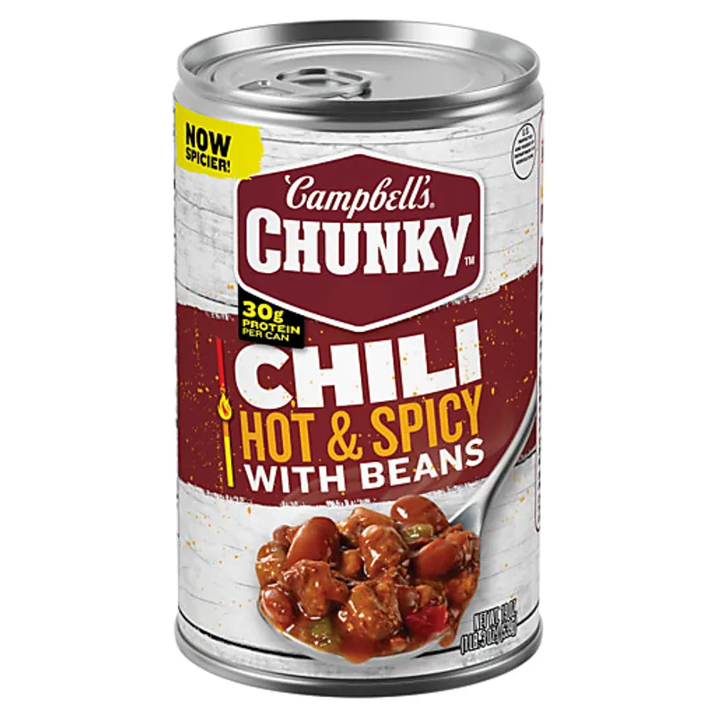 Campbell's Chunky Hot & Spicy Chili with Beans view 1