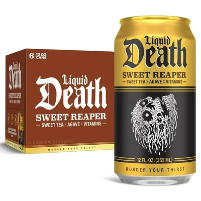 Liquid Death Sweet Reaper Sweet Tea 19.2 oz can