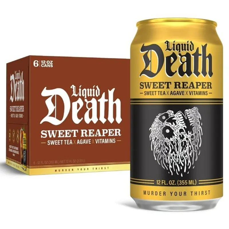 Liquid Death Sweet Reaper Sweet Tea view 1