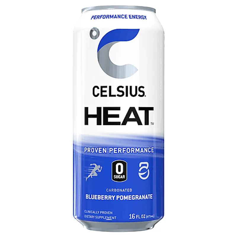 Celsius Heat Blueberry Pomegranate Energy Drink view 1