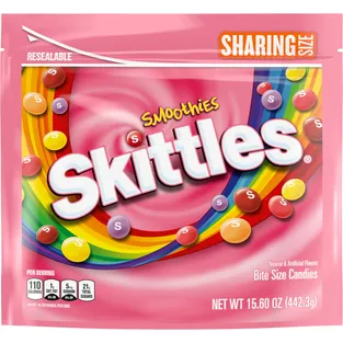 Skittles Smoothies Sharing Size Candy