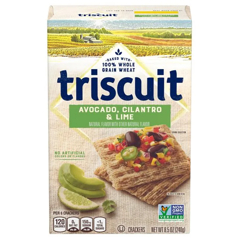 Triscuit Avocado Cilantro & Lime Crackers view 1