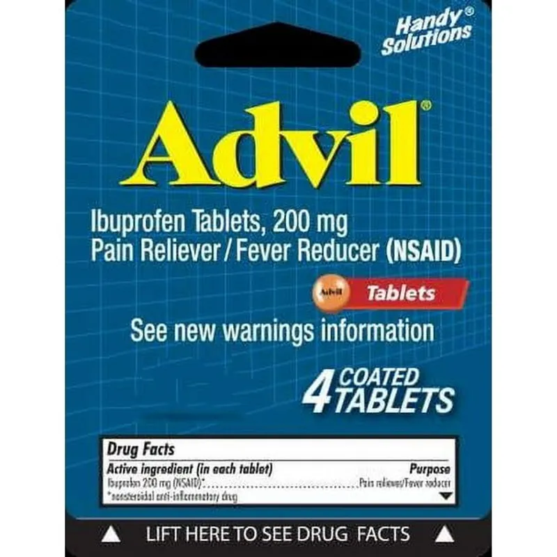 Advil Ibuprofen Pain Reliever Fever Reducer view 1