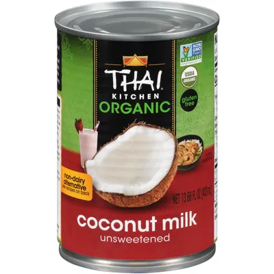 Thai Kitchen Organic Unsweetened Coconut Milk 13.66 oz Can