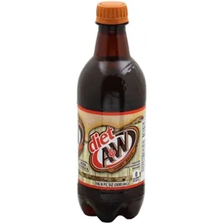 Diet A & W Root Beer Caffeine Free Made With Aged Vanilla