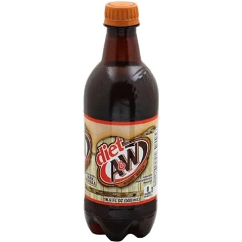 Diet A & W Root Beer Caffeine Free Made With Aged Vanilla view 1