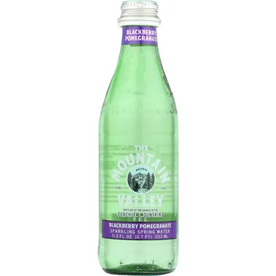 Mountain Valley Sparkling Water Blackberry Pomegranate 333 mL