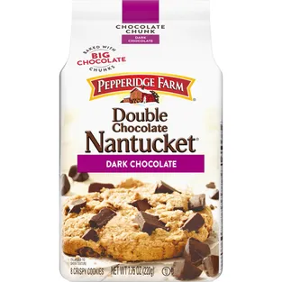 Pepperidge Farm Nantucket Crispy Double Chocolate Chunk Cookies
