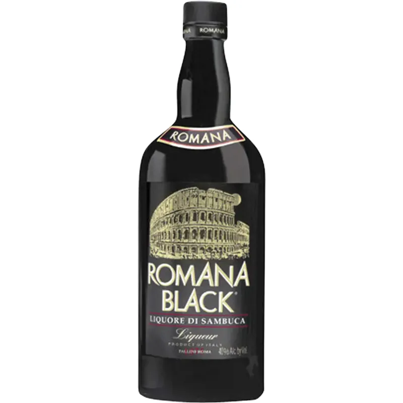 Romana Black Sambuca Liqueur view 1