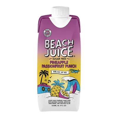 Beach Juice Pineapple Passionfruit Punch 500ml