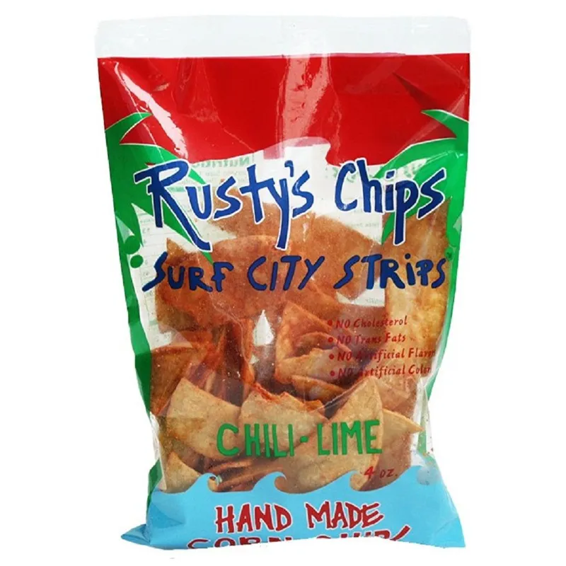 Rusty's Chips Chili Lime Corn Chips view 1