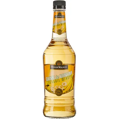 Hiram Walker Cocktail Mixers Creme De Banana 1L