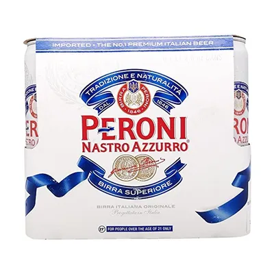 Peroni Nastro Azzurro 6 Pack 11.2 oz Cans