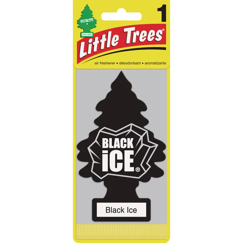 Little Trees Car Air Freshener Black Ice view 1