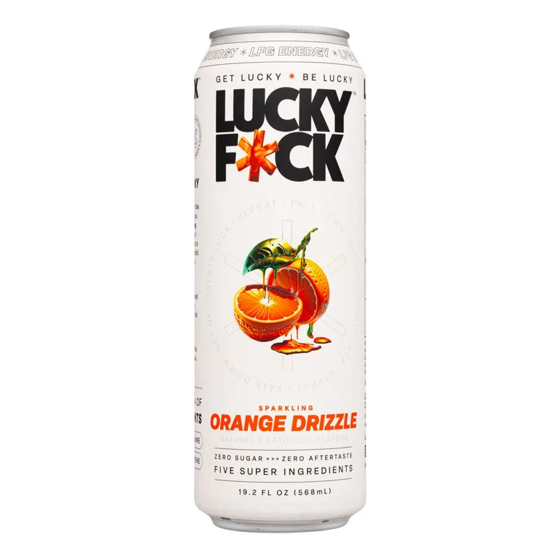 Lucky Energy Orange Drizzle view 1